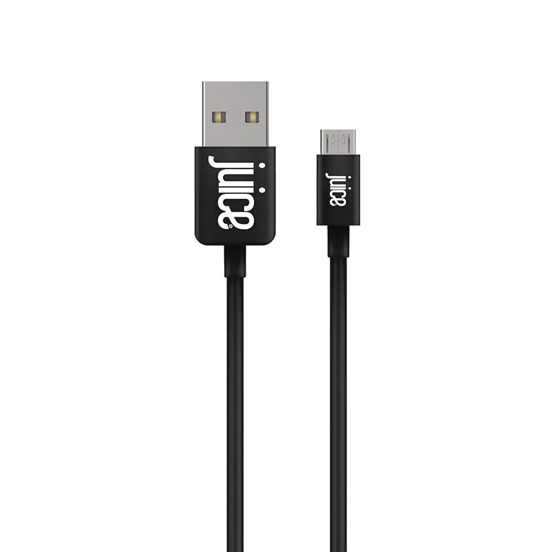 Juice JUI-CABLE-MICRO-1.5M-RND-BLK USB cable USB 2.0 USB A Micro-USB B Black