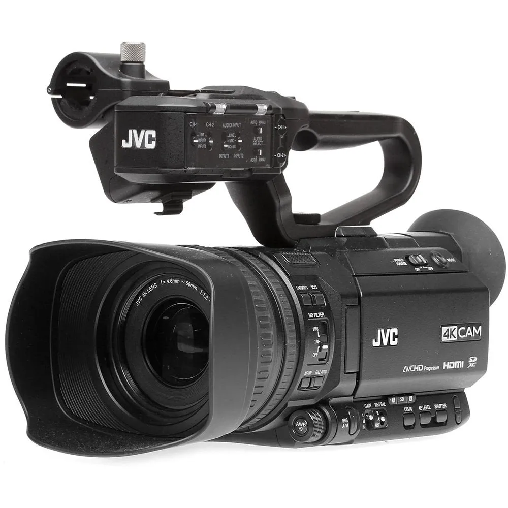 JVC Ultra HD 4K Camcorder with HD-SDI   Memory Card Kit   Cleaning Kit