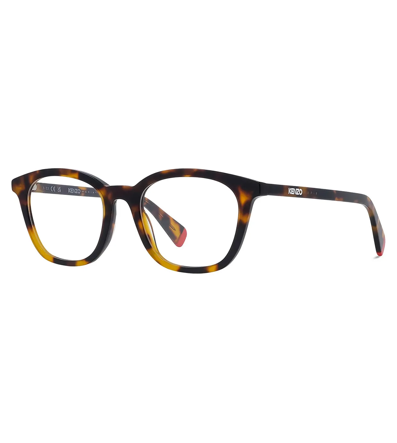 Kenzo Unisex Havana Square Optical Frame