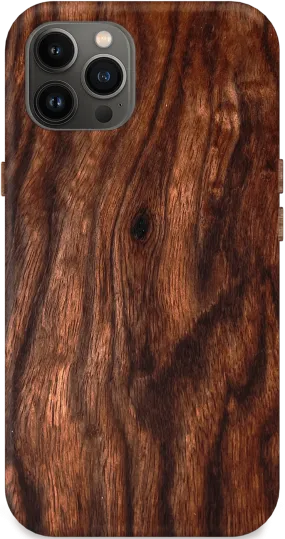 Kerf Select Figured Rosewood Wood Phone Case