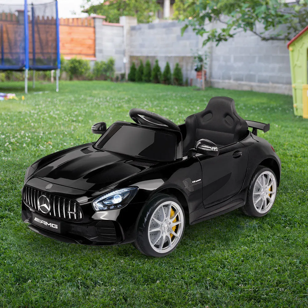 Kids Electric Ride On Car Mercedes-Benz AMG GTR Licensed Toy Cars 12V Black