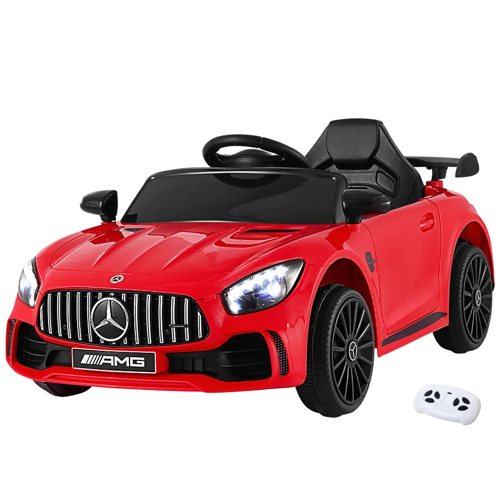 Kids Ride On Car Mercedes-Benz AMG GTR Electric Toy Cars 12V - Red