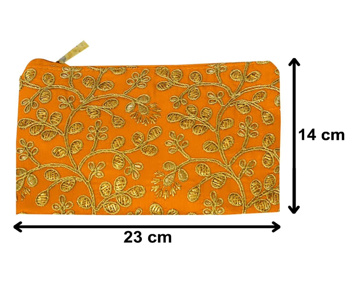 Kuber Industries Embroidery Women Hand Purse Wallet For Party, Wedding, Dating- Pack of 2 (Yellow) (HS39KUBMART022026)