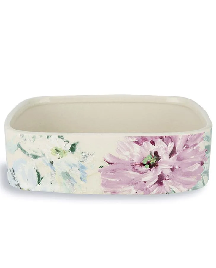 Large Cosmos Printed Ceramic Decorative Box