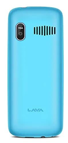 Lava A1 (Candy Blue), Number Talker, Smart AI Battery, 4 Days Battery Backup, Military Grade Certified, Keypad Mobile