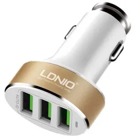 LDNIO 3 PORT USB CHARGER - ROSEGOLD