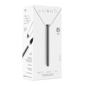 Le Wand Necklace Vibe Discreet Jewelry Vibrator Silver