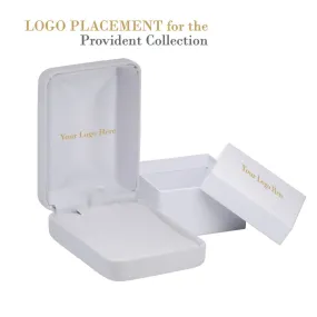 Leatherette Rounded T-Style Earring box, Provident Collection