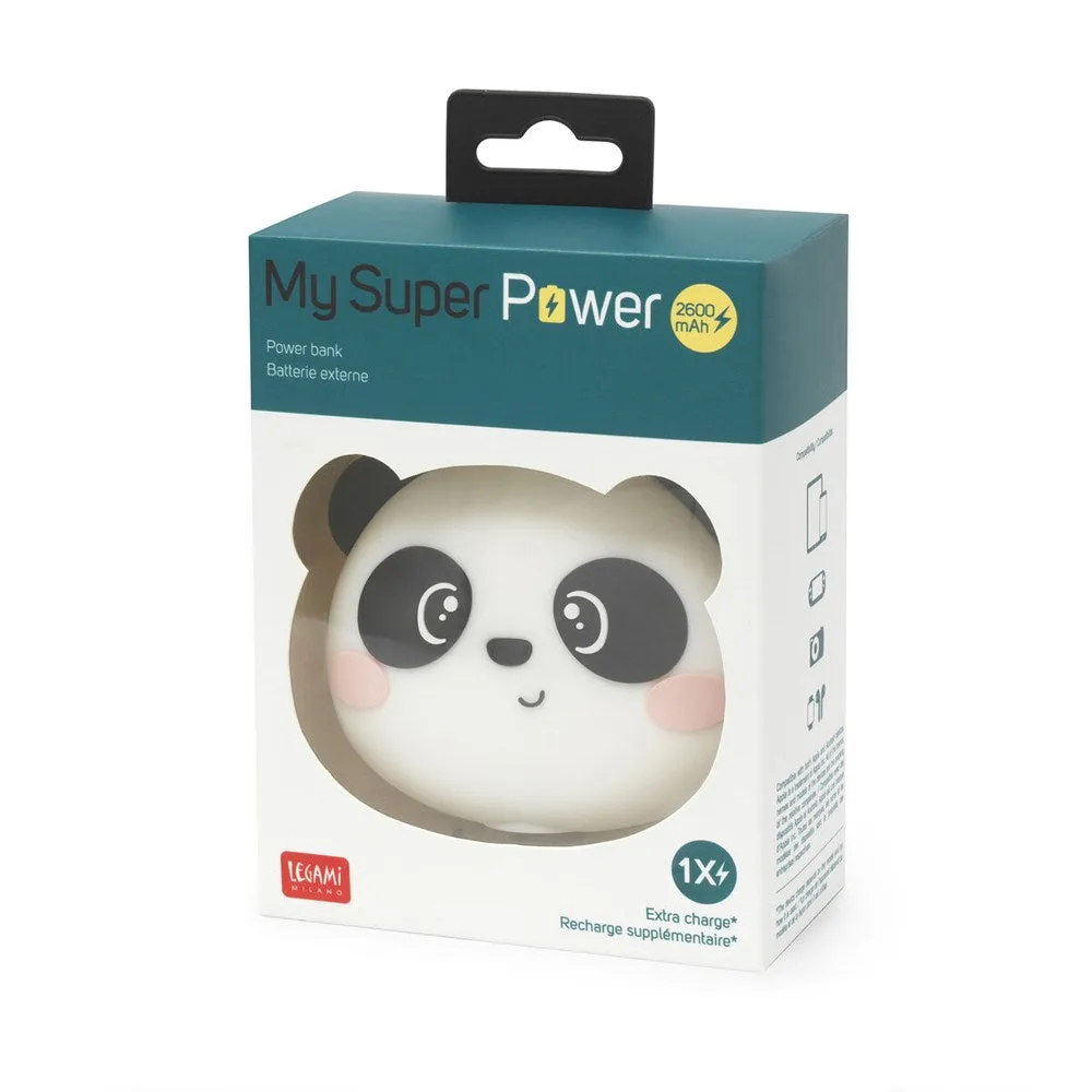 Legami: My Super Power Panda Power Bank