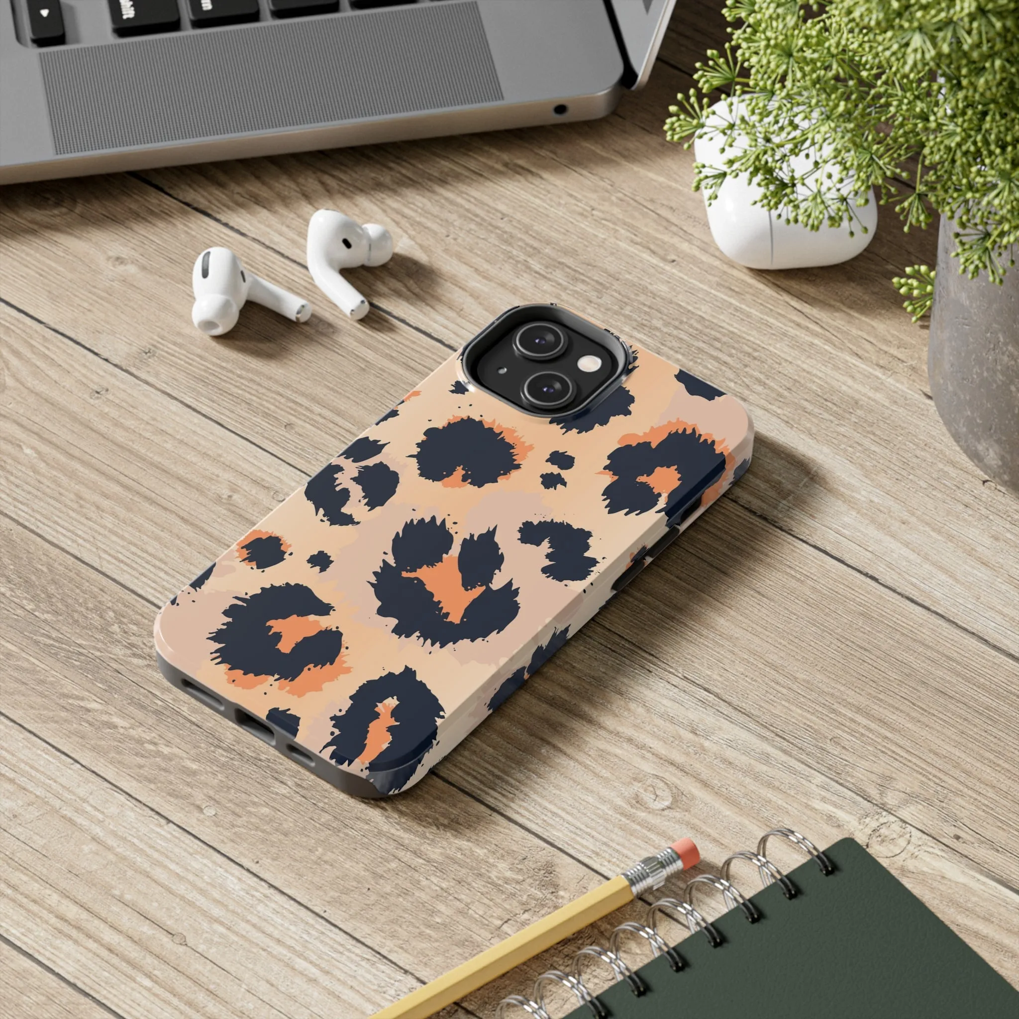 Leopard Cheetah iPhone 14 13 12 11 Case Pro Max, Pink Animal Print Tough Phone Case Cute Gift XS Max XR X 7 Plus 8 Cell