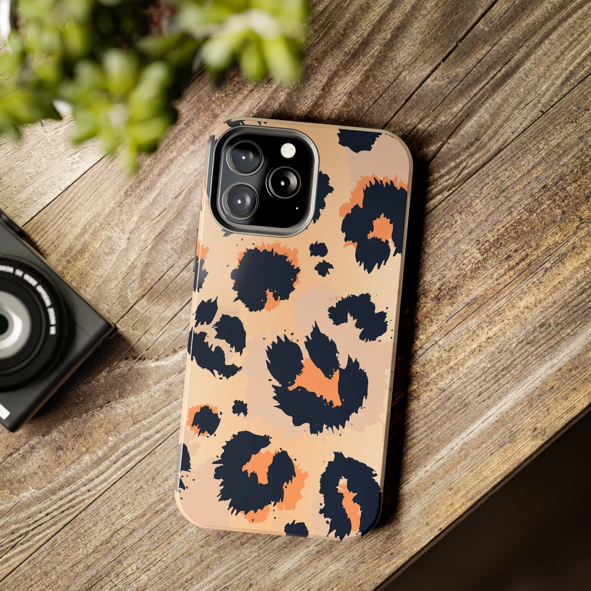 Leopard Cheetah iPhone 14 13 12 11 Case Pro Max, Pink Animal Print Tough Phone Case Cute Gift XS Max XR X 7 Plus 8 Cell