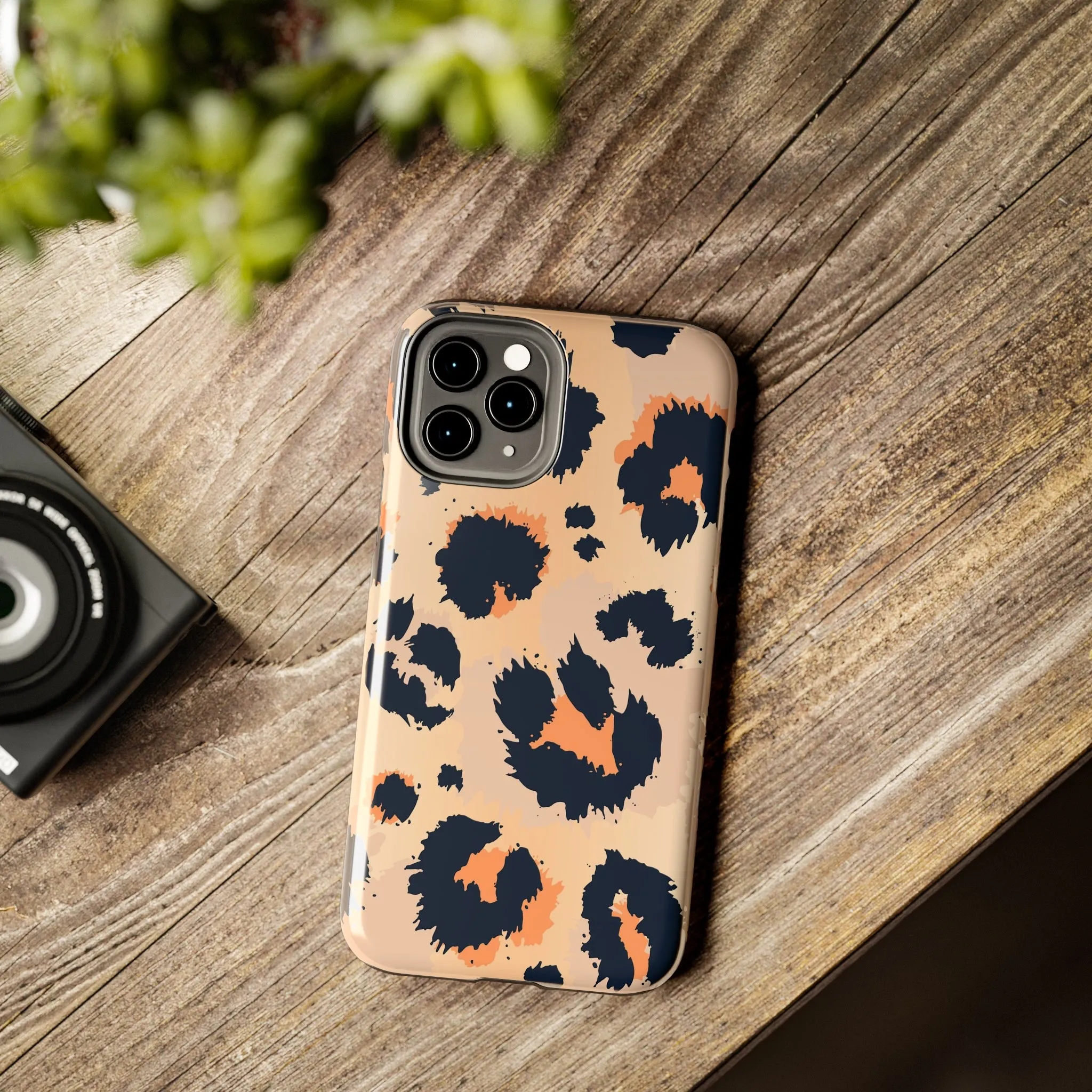 Leopard Cheetah iPhone 14 13 12 11 Case Pro Max, Pink Animal Print Tough Phone Case Cute Gift XS Max XR X 7 Plus 8 Cell