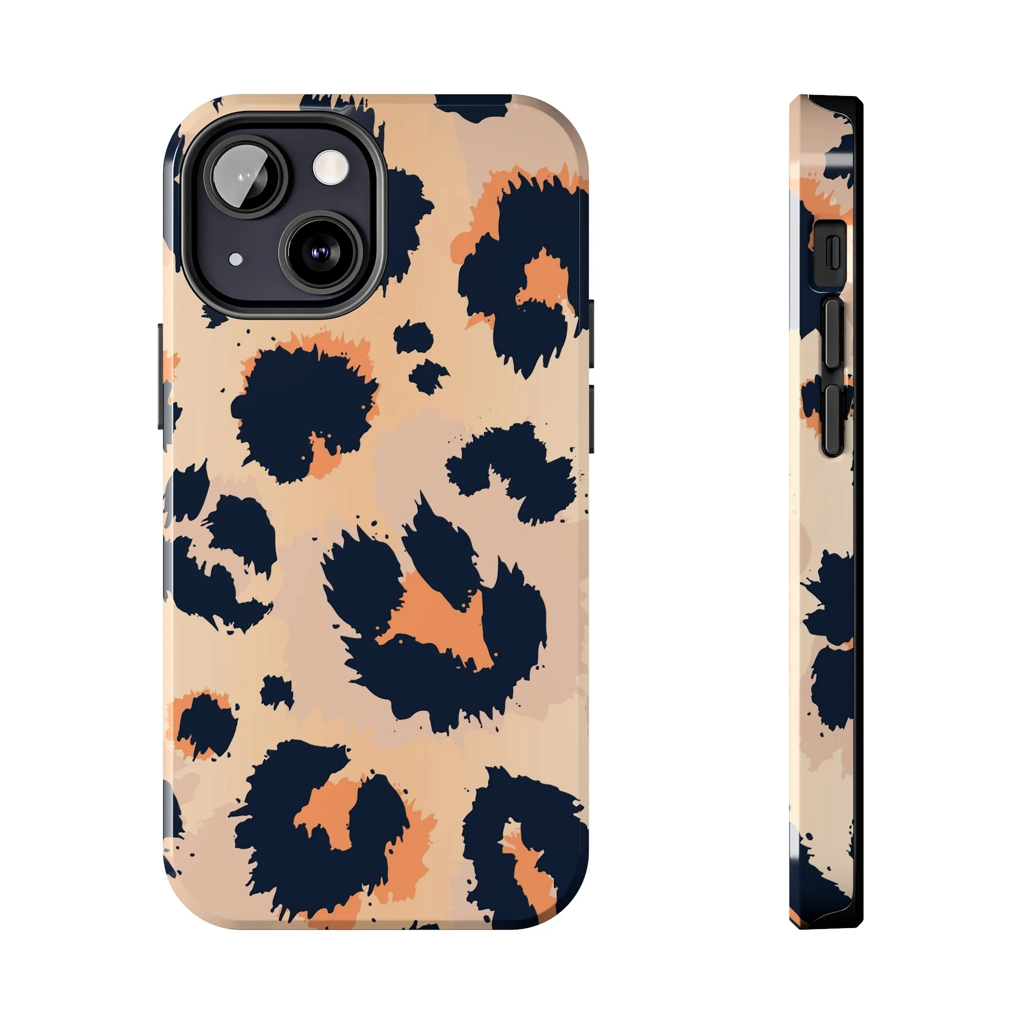 Leopard Cheetah iPhone 14 13 12 11 Case Pro Max, Pink Animal Print Tough Phone Case Cute Gift XS Max XR X 7 Plus 8 Cell