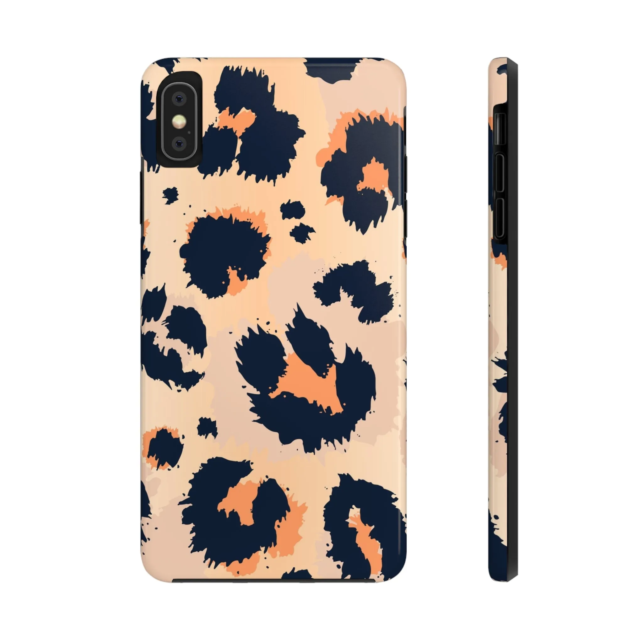 Leopard Cheetah iPhone 14 13 12 11 Case Pro Max, Pink Animal Print Tough Phone Case Cute Gift XS Max XR X 7 Plus 8 Cell