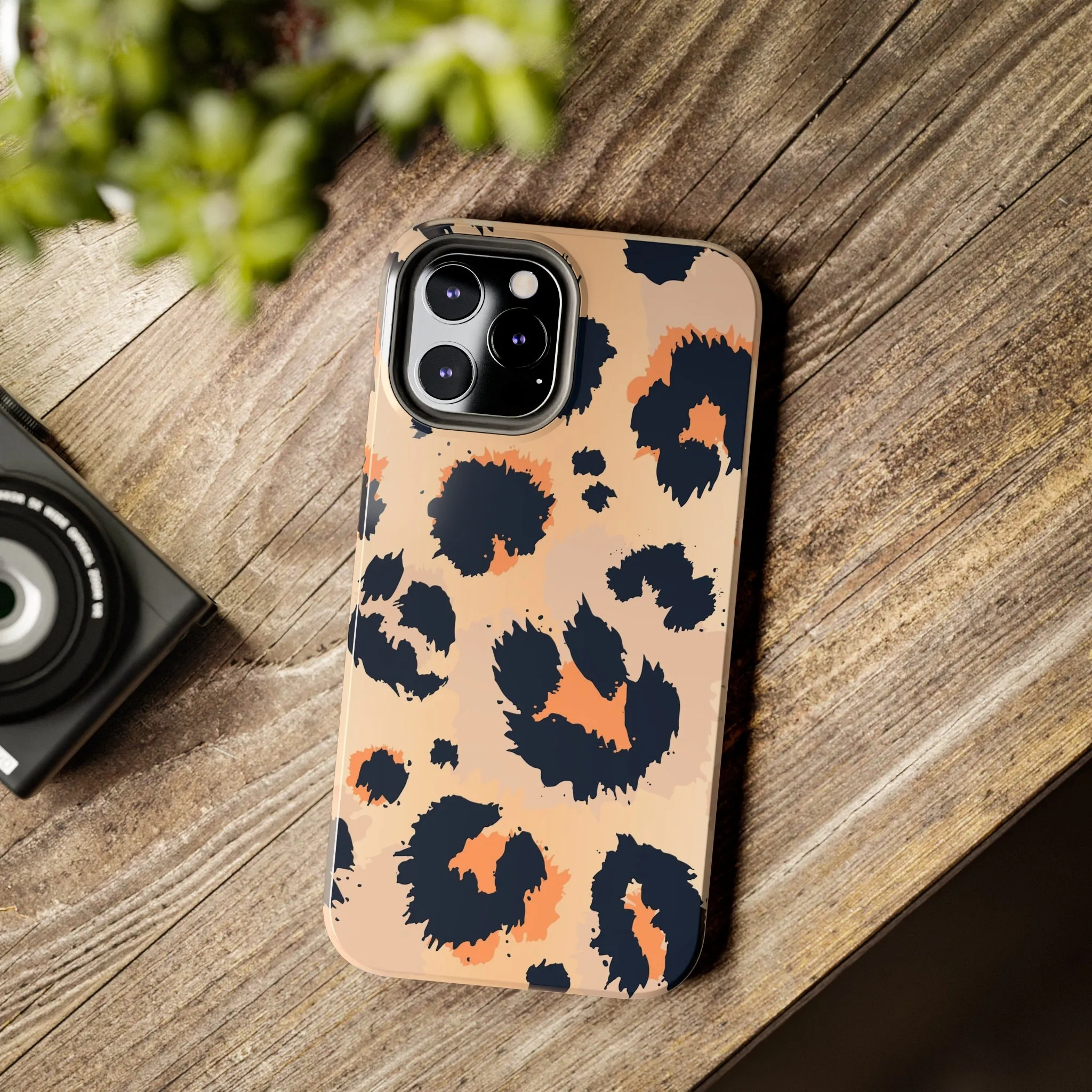 Leopard Cheetah iPhone 14 13 12 11 Case Pro Max, Pink Animal Print Tough Phone Case Cute Gift XS Max XR X 7 Plus 8 Cell