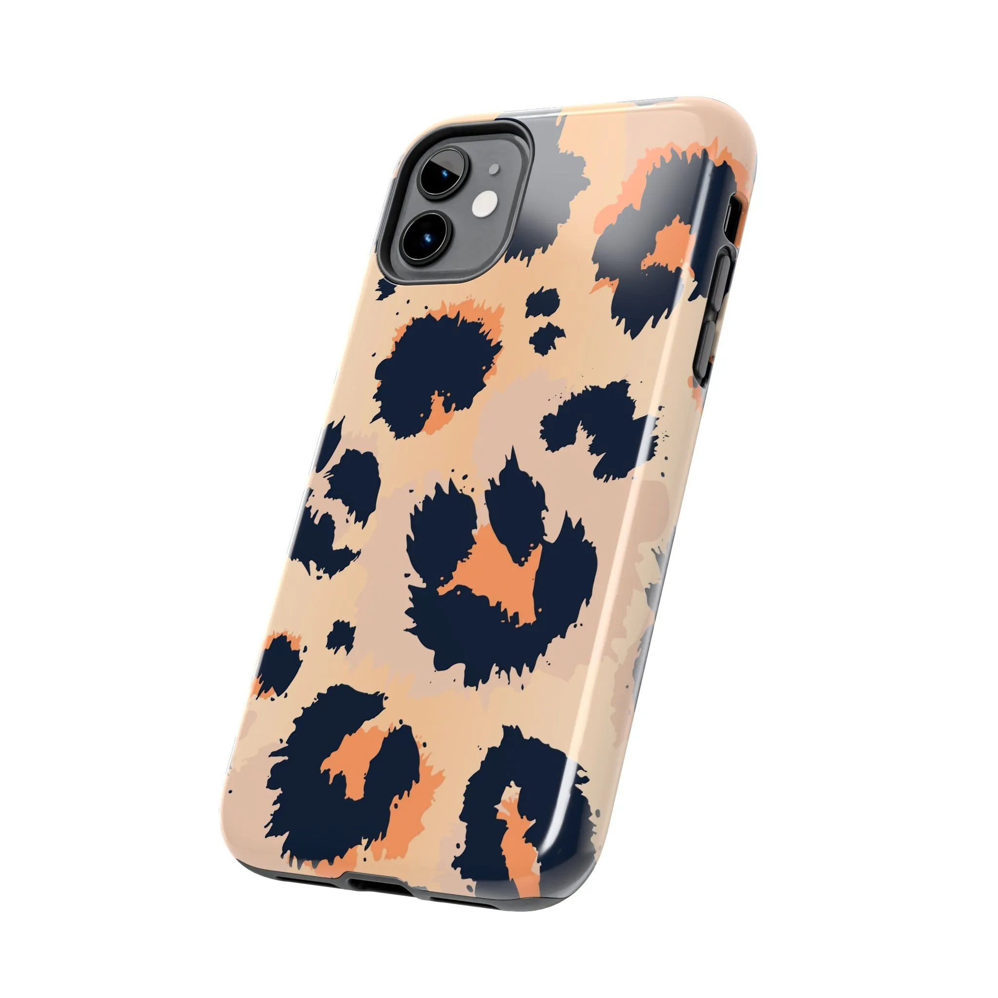 Leopard Cheetah iPhone 14 13 12 11 Case Pro Max, Pink Animal Print Tough Phone Case Cute Gift XS Max XR X 7 Plus 8 Cell