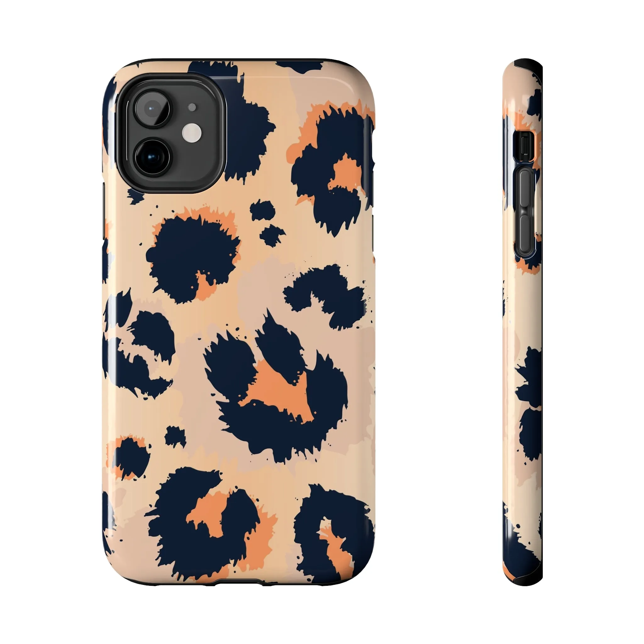 Leopard Cheetah iPhone 14 13 12 11 Case Pro Max, Pink Animal Print Tough Phone Case Cute Gift XS Max XR X 7 Plus 8 Cell