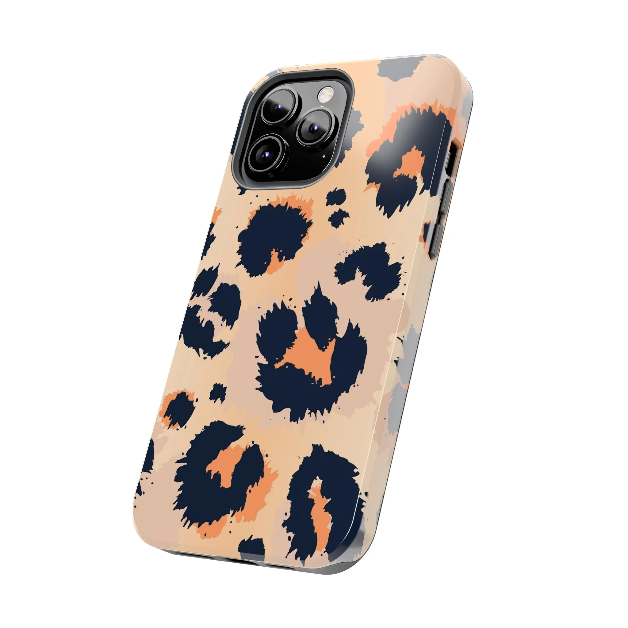 Leopard Cheetah iPhone 14 13 12 11 Case Pro Max, Pink Animal Print Tough Phone Case Cute Gift XS Max XR X 7 Plus 8 Cell