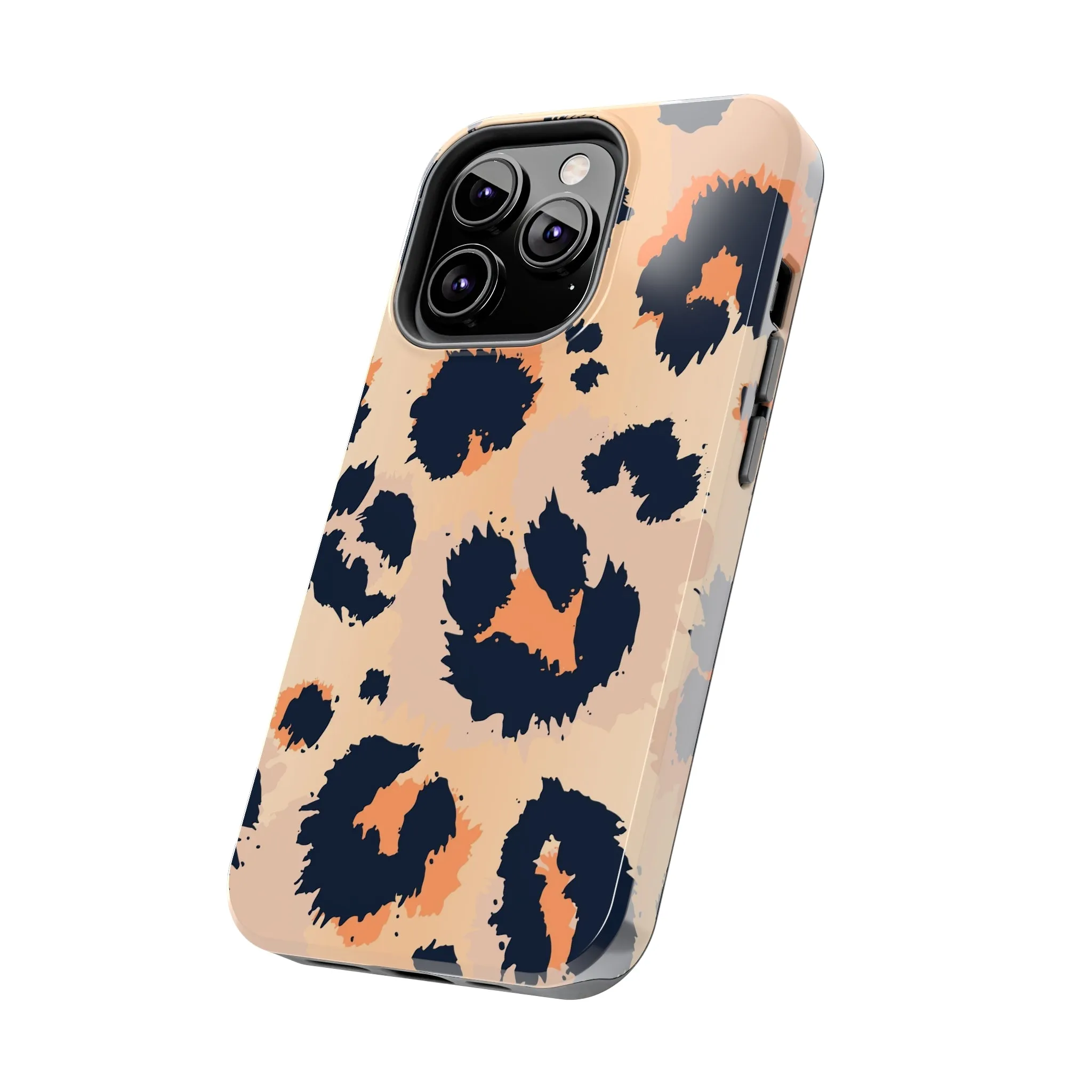 Leopard Cheetah iPhone 14 13 12 11 Case Pro Max, Pink Animal Print Tough Phone Case Cute Gift XS Max XR X 7 Plus 8 Cell