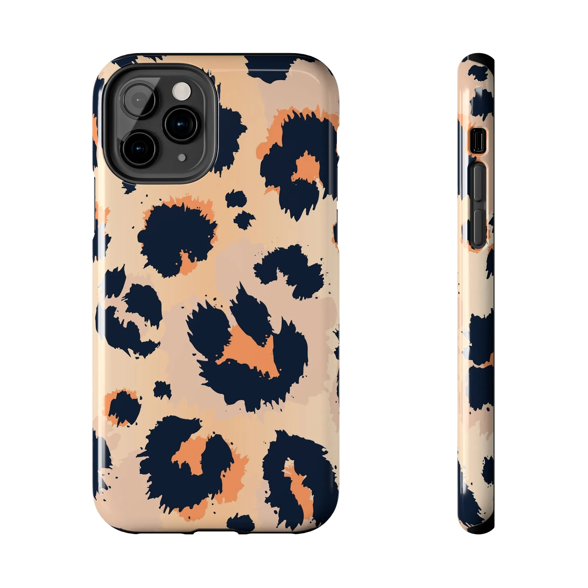 Leopard Cheetah iPhone 14 13 12 11 Case Pro Max, Pink Animal Print Tough Phone Case Cute Gift XS Max XR X 7 Plus 8 Cell