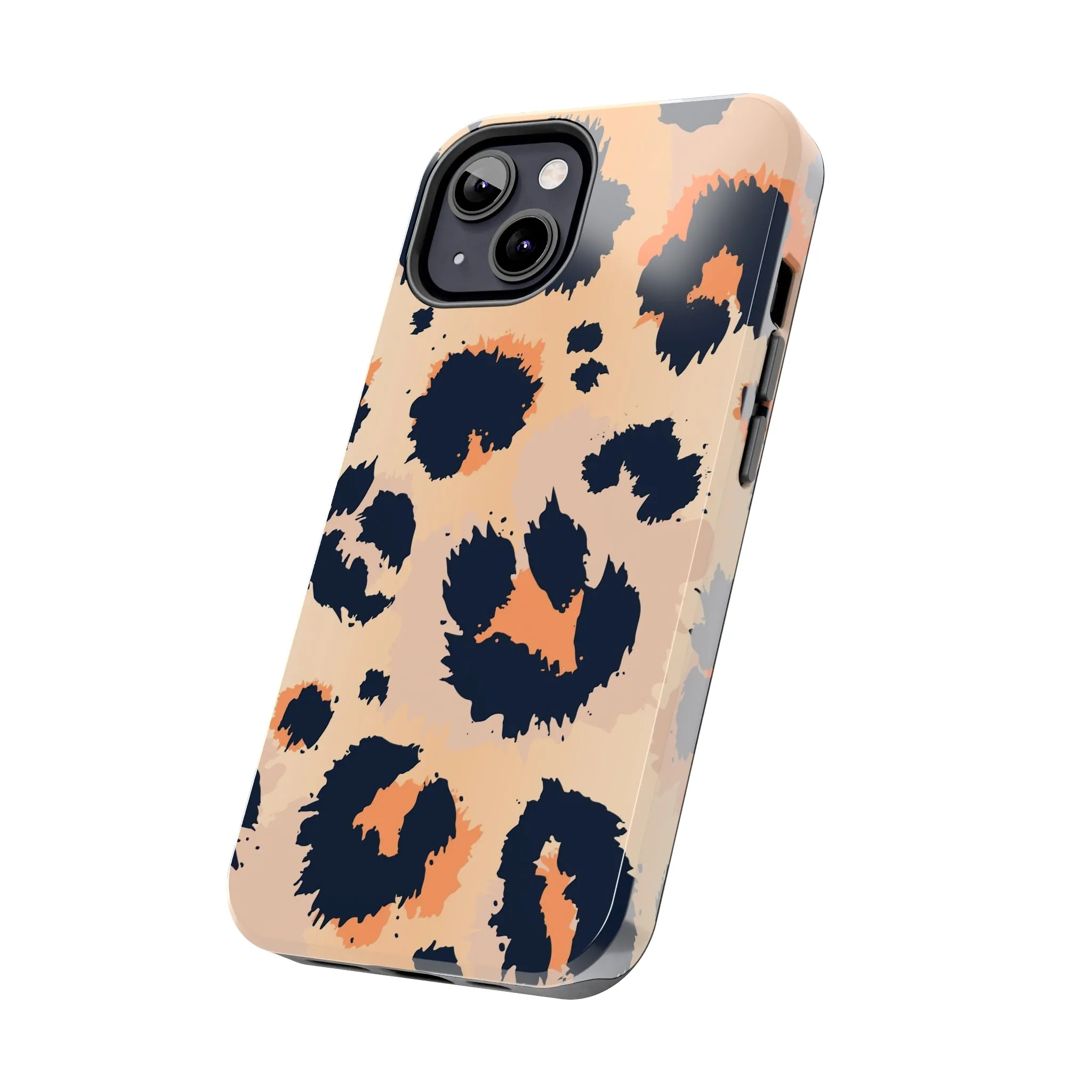 Leopard Cheetah iPhone 14 13 12 11 Case Pro Max, Pink Animal Print Tough Phone Case Cute Gift XS Max XR X 7 Plus 8 Cell