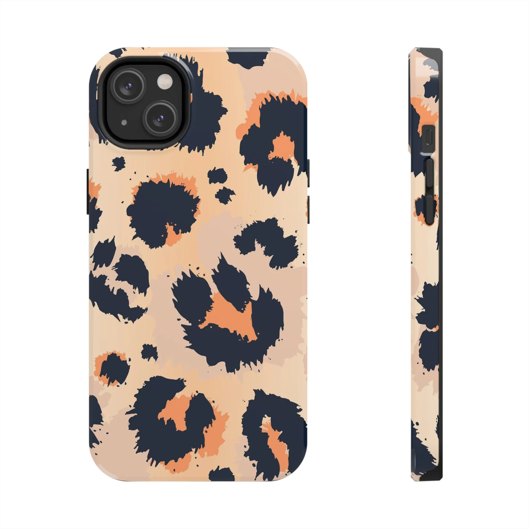 Leopard Cheetah iPhone 14 13 12 11 Case Pro Max, Pink Animal Print Tough Phone Case Cute Gift XS Max XR X 7 Plus 8 Cell