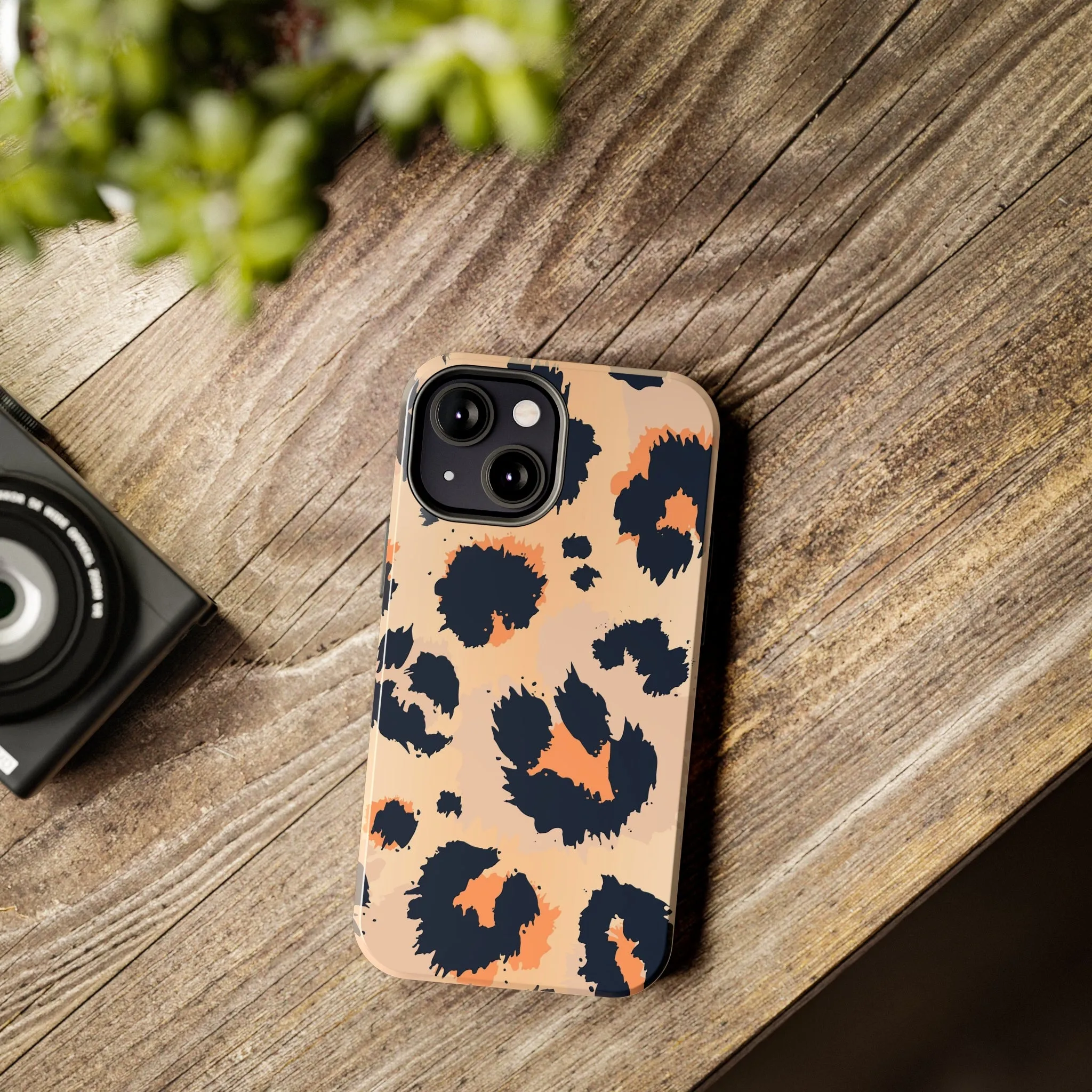 Leopard Cheetah iPhone 14 13 12 11 Case Pro Max, Pink Animal Print Tough Phone Case Cute Gift XS Max XR X 7 Plus 8 Cell