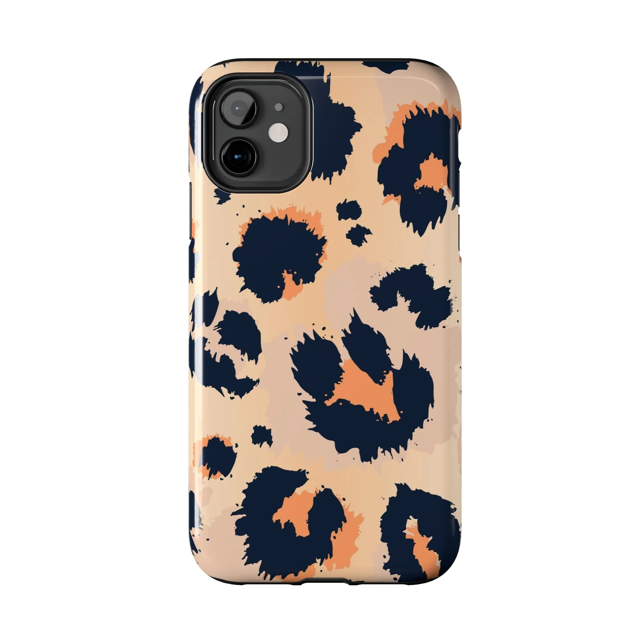 Leopard Cheetah iPhone 14 13 12 11 Case Pro Max, Pink Animal Print Tough Phone Case Cute Gift XS Max XR X 7 Plus 8 Cell