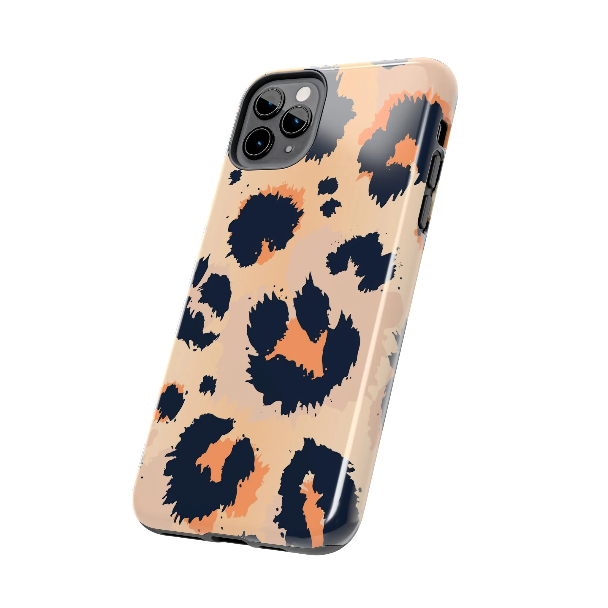 Leopard Cheetah iPhone 14 13 12 11 Case Pro Max, Pink Animal Print Tough Phone Case Cute Gift XS Max XR X 7 Plus 8 Cell