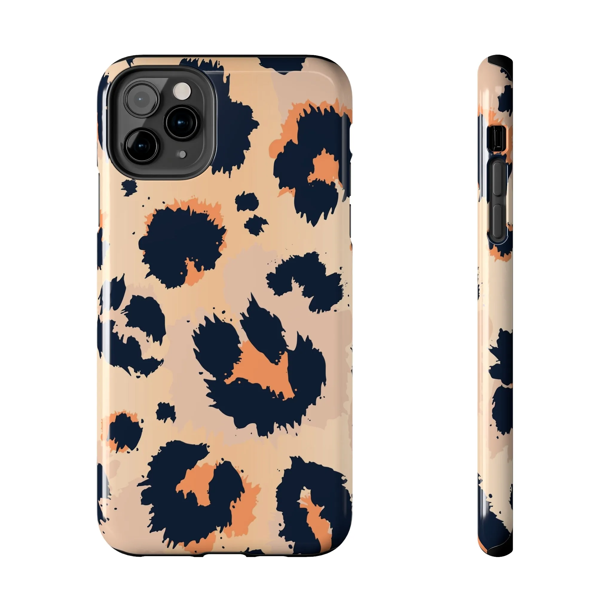 Leopard Cheetah iPhone 14 13 12 11 Case Pro Max, Pink Animal Print Tough Phone Case Cute Gift XS Max XR X 7 Plus 8 Cell