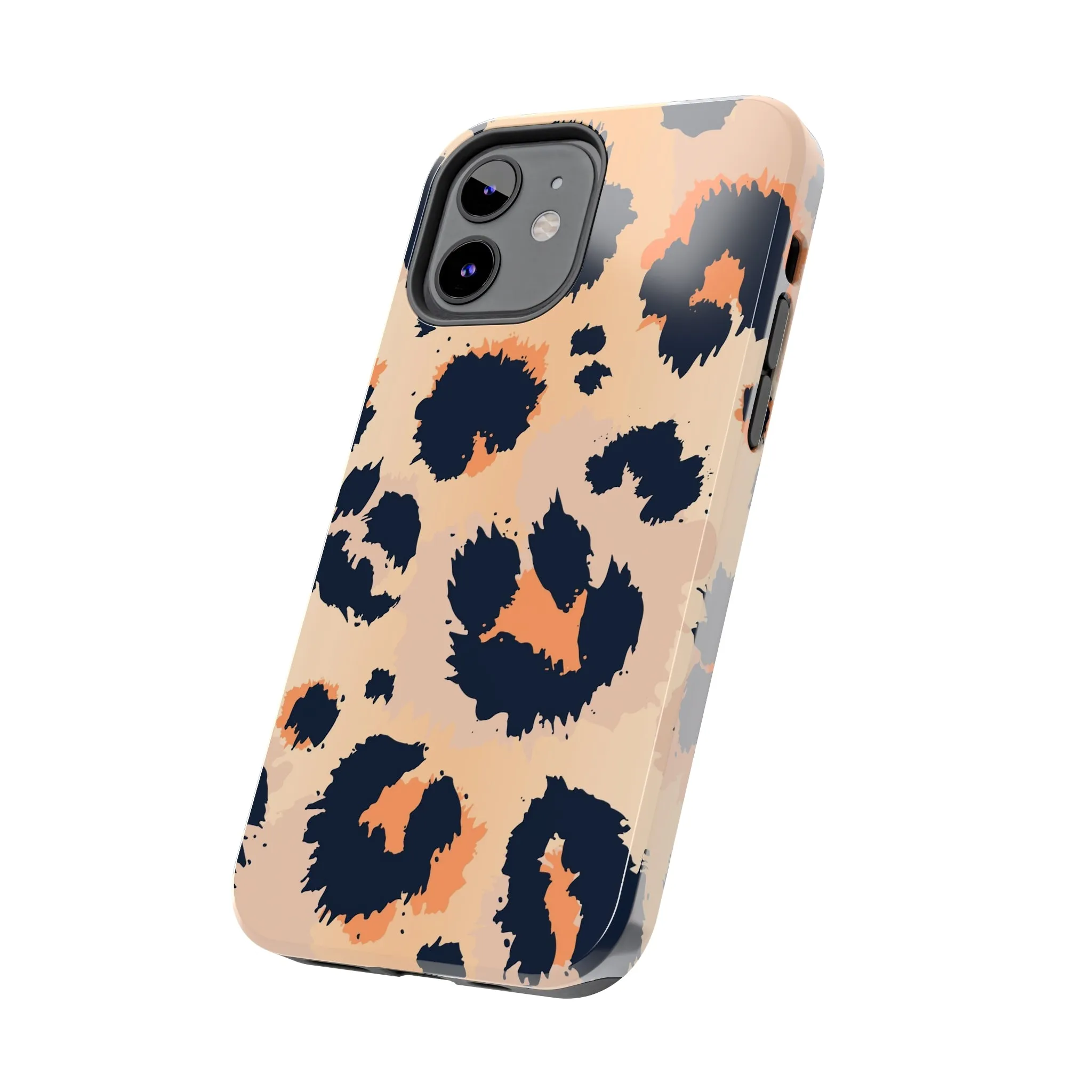 Leopard Cheetah iPhone 14 13 12 11 Case Pro Max, Pink Animal Print Tough Phone Case Cute Gift XS Max XR X 7 Plus 8 Cell