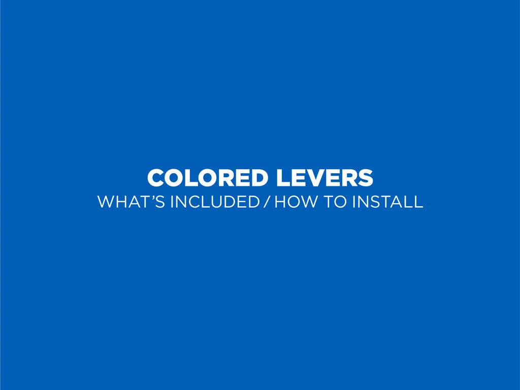 Lever Mounts - Colored Lever