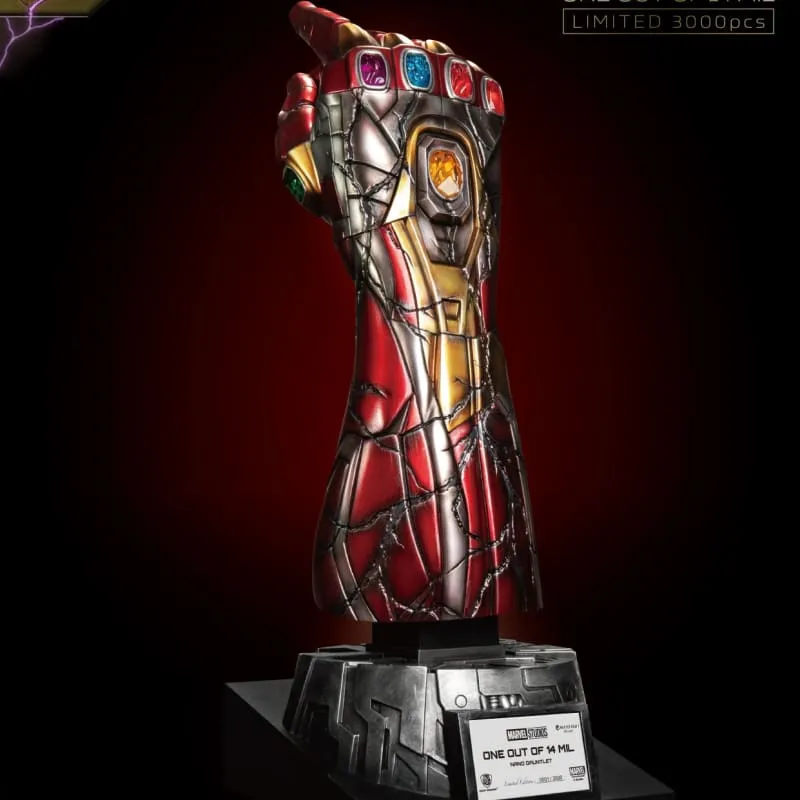 [LIMITED 3,000 PIECES] Beast Kingdom MC-026 Marvel Avengers: Endgame Master Craft Nano Gauntlet 1/14,000,605 Futures 1:1 Scale Master Craft Figure Statue