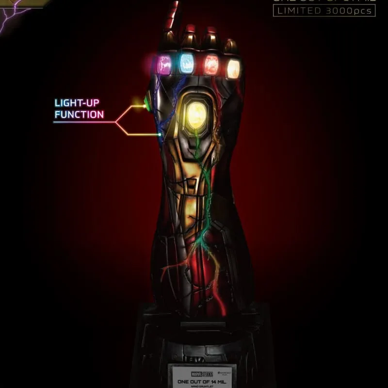 [LIMITED 3,000 PIECES] Beast Kingdom MC-026 Marvel Avengers: Endgame Master Craft Nano Gauntlet 1/14,000,605 Futures 1:1 Scale Master Craft Figure Statue