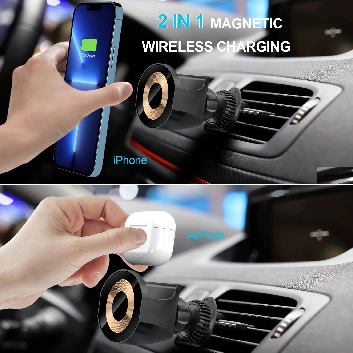 Magsafe Vent Mount Wireless Charging Car Mount