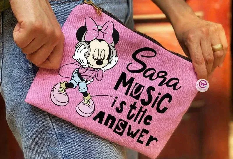 Makeup & Pencil Case- Minnie Mouse