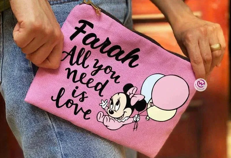 Makeup & Pencil Case- Minnie Mouse