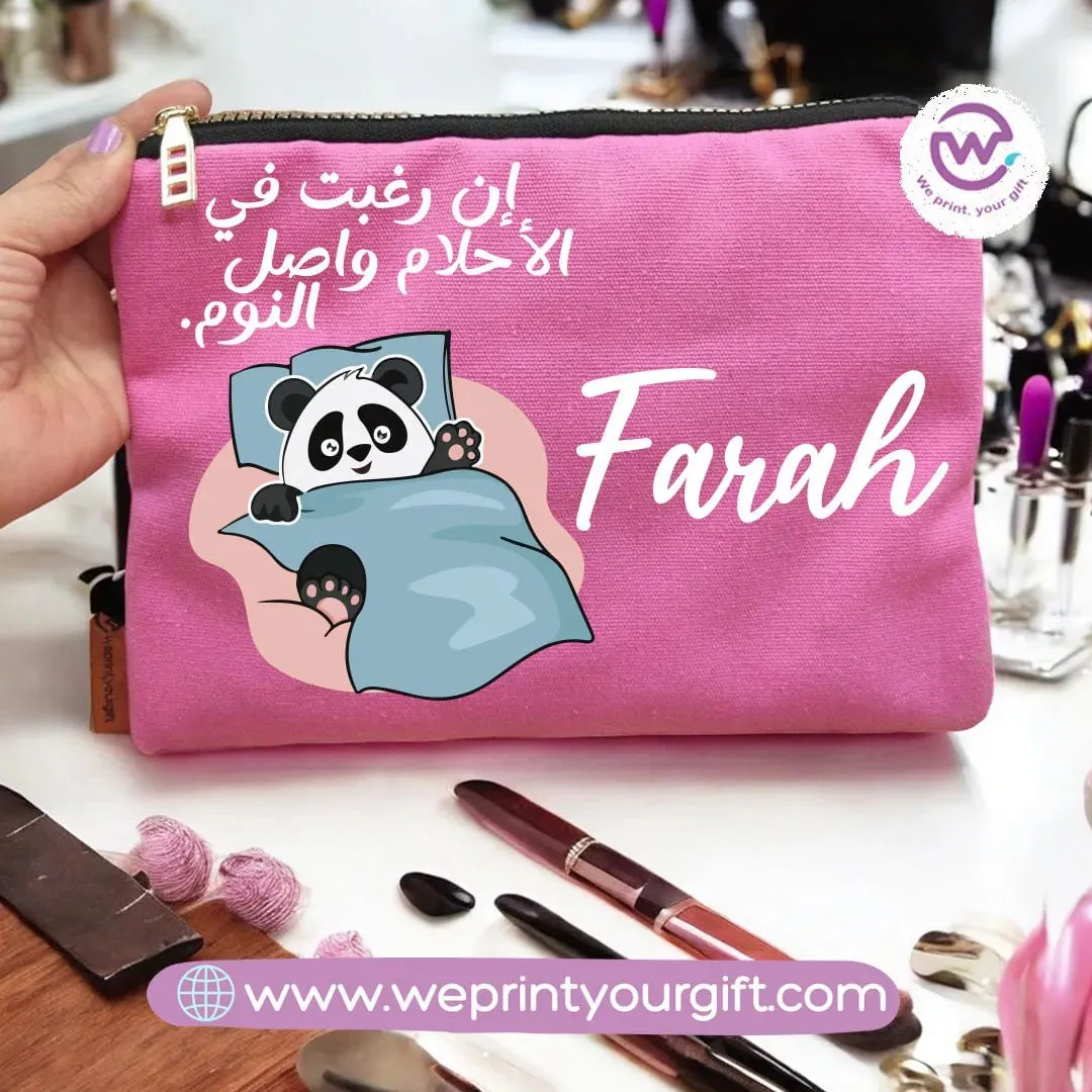 Makeup & Pencil Case- Panda