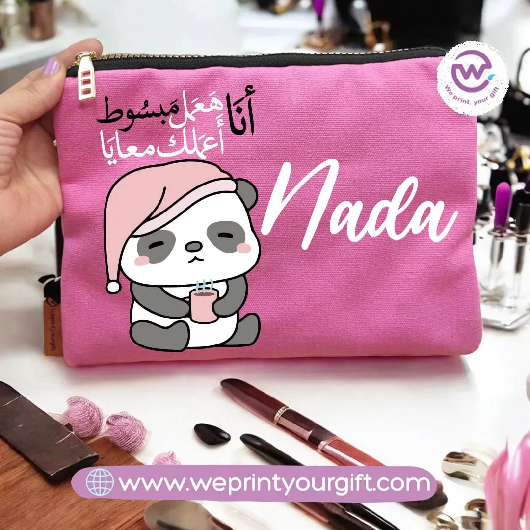 Makeup & Pencil Case- Panda