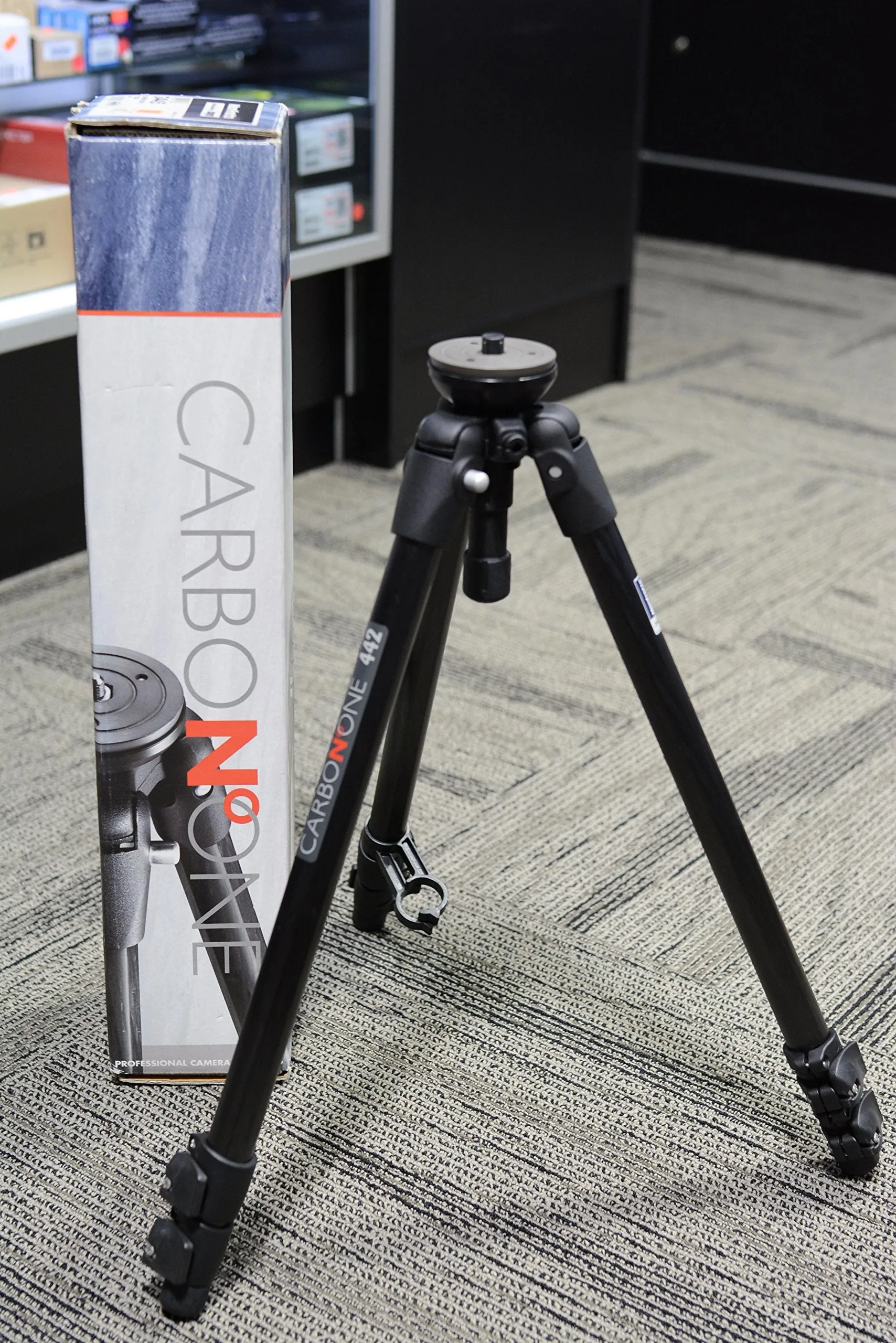 Manfrotto 442L - Bogen 3445 Carbon ONE Video Tripod.