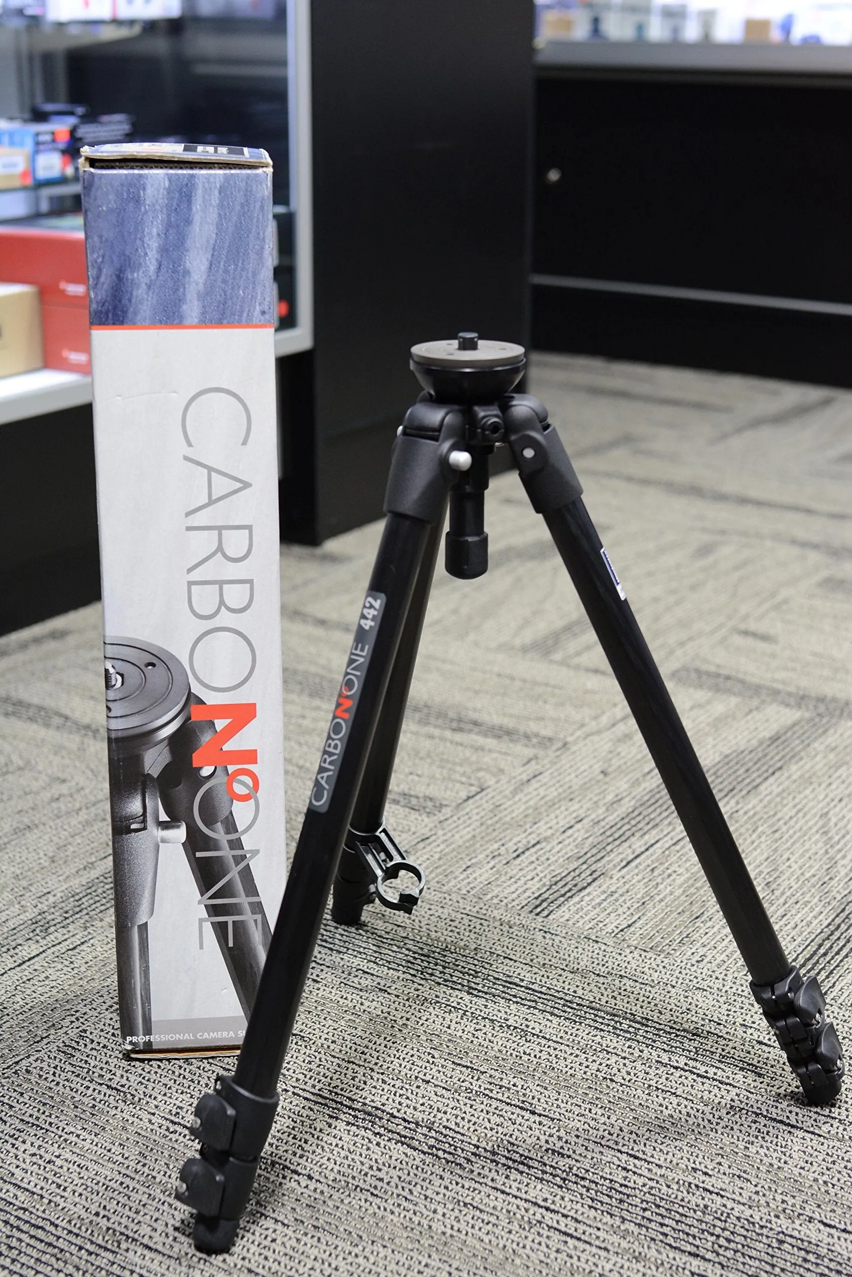 Manfrotto 442L - Bogen 3445 Carbon ONE Video Tripod.