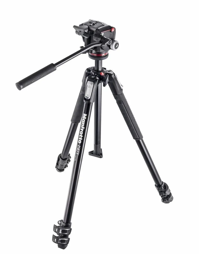 MANFROTTO MK190 Tripod  with Fluid Head Kit