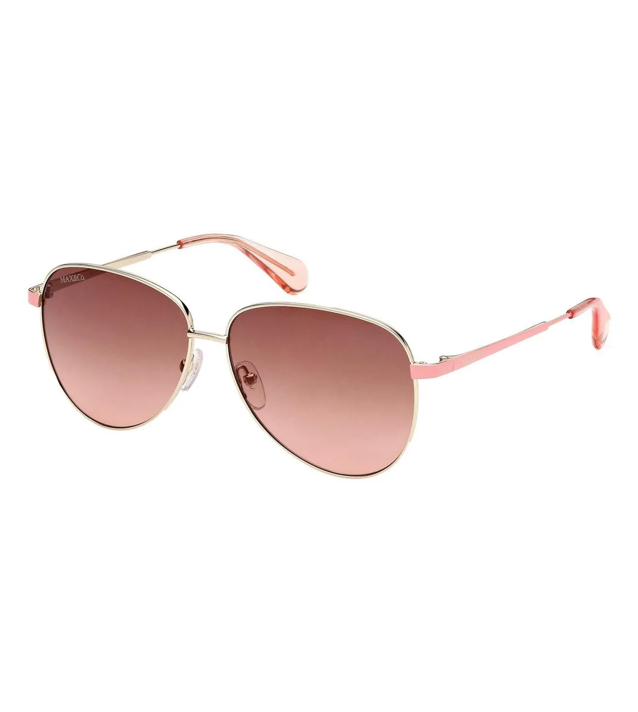 Max Mara Women's Brown Gradient Aviator Sunglasses