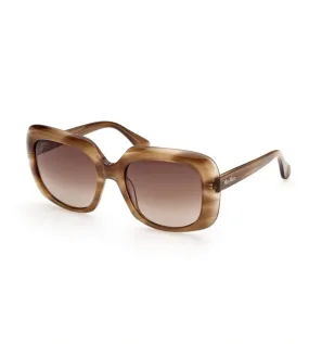 Maxmara Women's Gradient Brown Square Sunglasses