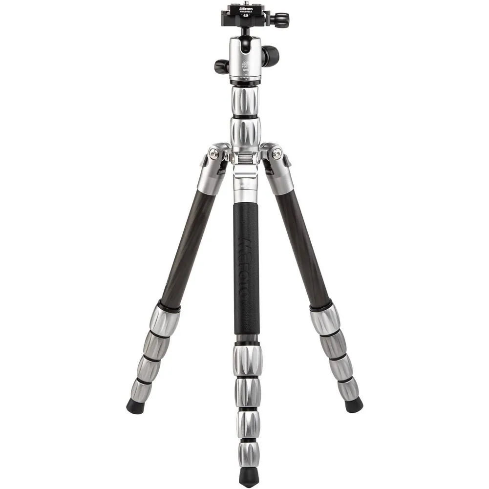 MeFOTO Roadtrip S Travel Tripod Carbon Fibre - Titanium (8kg Load)