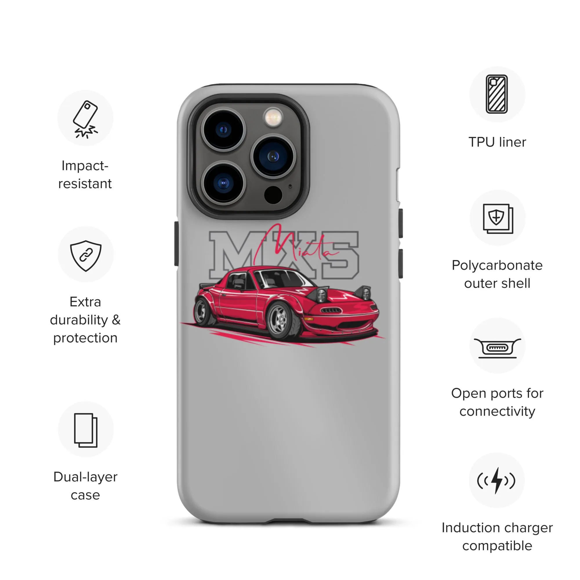 Miata MX5 Premium Car Culture iPhone Case