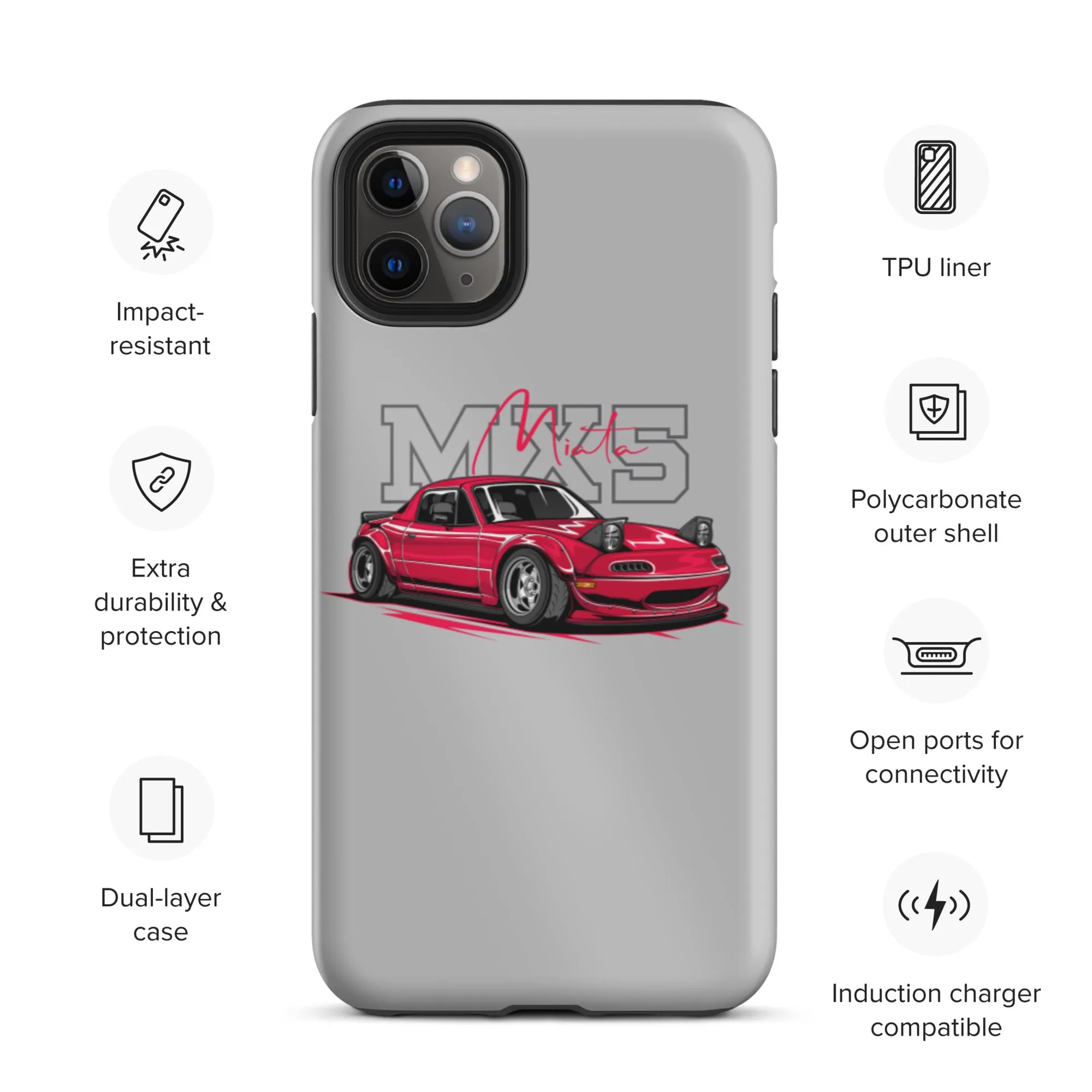 Miata MX5 Premium Car Culture iPhone Case