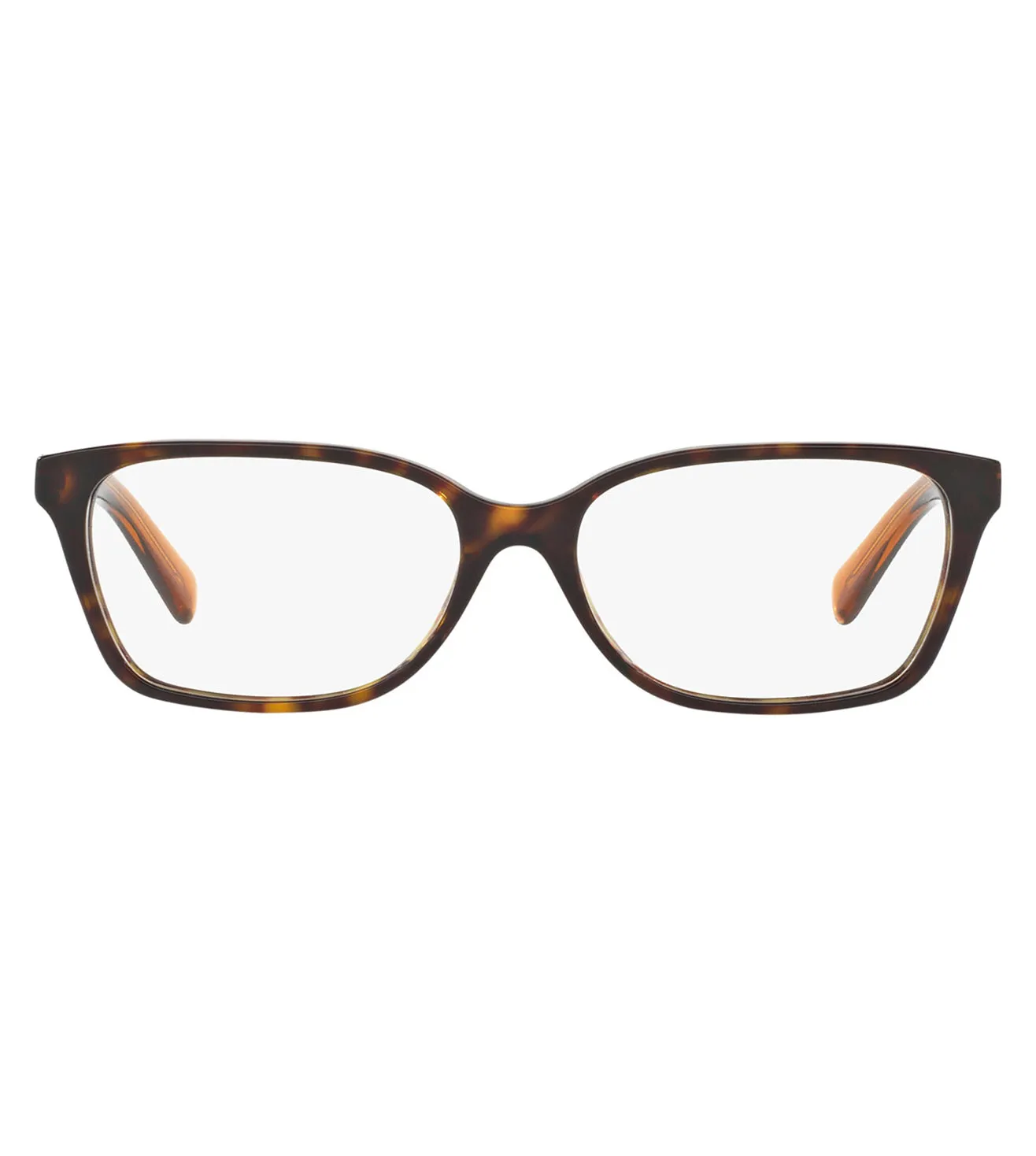 Michael Kors Unisex Dark Tortoise Rectangular Optical Frame