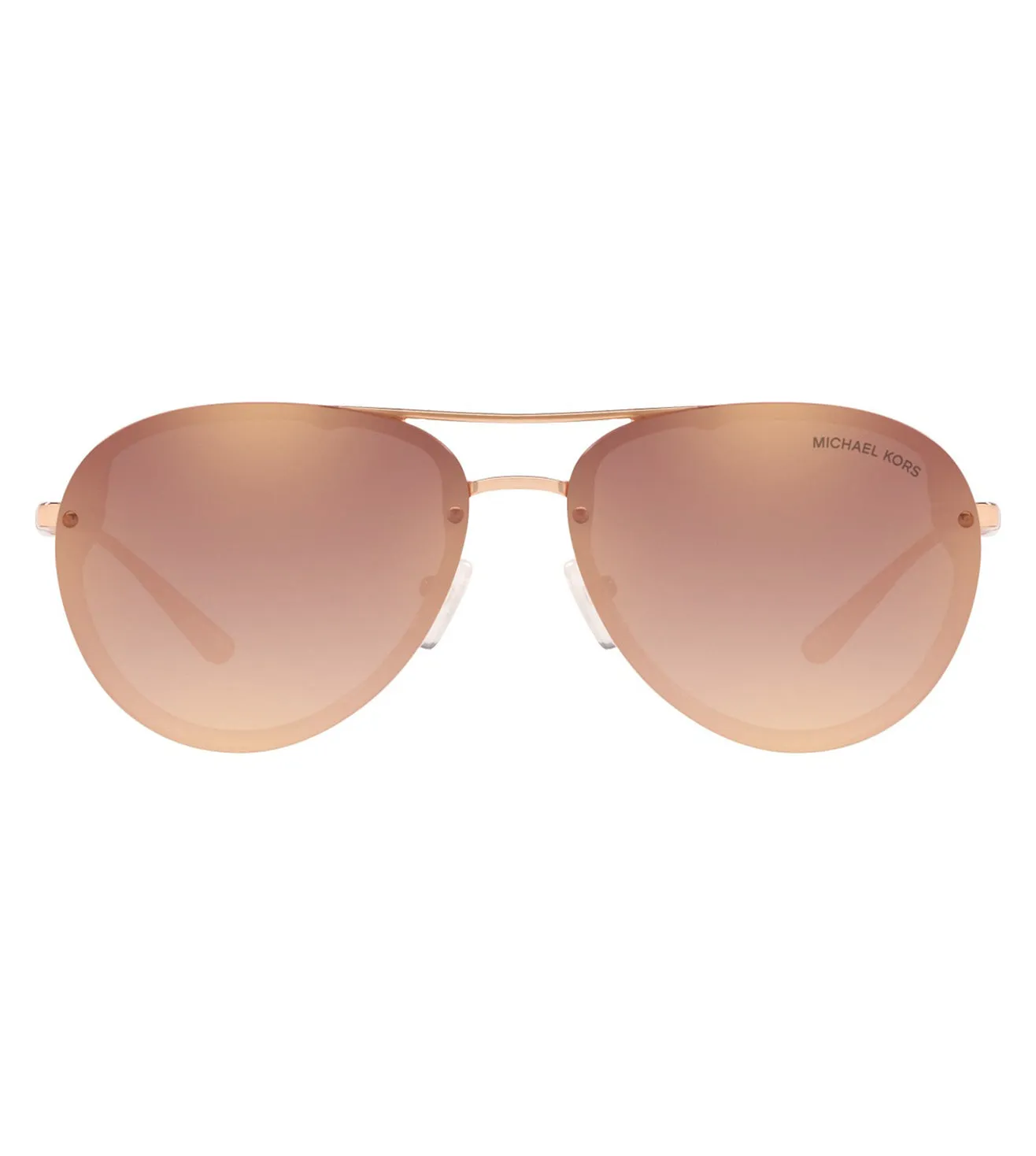 Michael Kors Women's Rose Gold Gradient Aviator Sunglasses