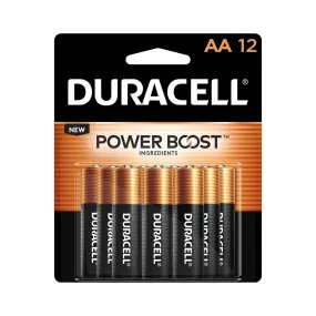 MN15RT12Z Duracell, MN1500 Alkaline Battery, AA, Coppertop, 12PK